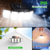 300 LED Motion Sensor Outdoor Lights, 5 Heads, 360° Adjustable, 2Pack