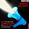 5Core Megaphone Bullhorn Speaker Waterproof 50W Bull Horn Battery Power Cheer Megafono 800 Yards Range Loudspeaker W LED Light Siren Ergonomic Handle