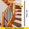 VEVOR Deck Balusters, 16 Pack Metal Deck Spindles, 44"x0.5" Staircase Baluster with Screws, Iron Deck Railing for Wood and Composite Deck