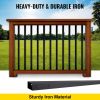 VEVOR Deck Balusters, 16 Pack Metal Deck Spindles, 44"x0.5" Staircase Baluster with Screws, Iron Deck Railing for Wood and Composite Deck