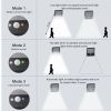 Outdoor Solar Flood Lights Sensor Light for Street Front Door Deck